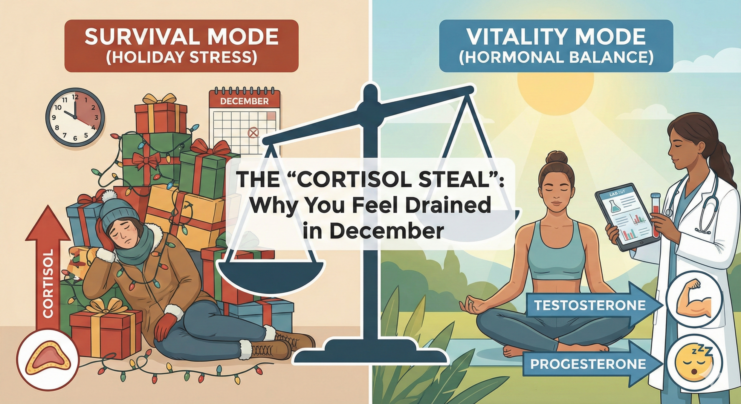 Why you feel drained in December.